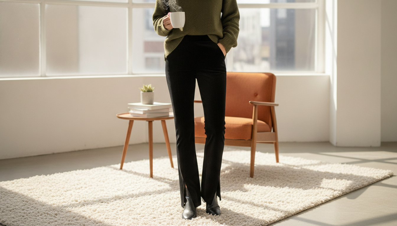 Slim Knitted Velvet Trousers: Fit, Styling & Care